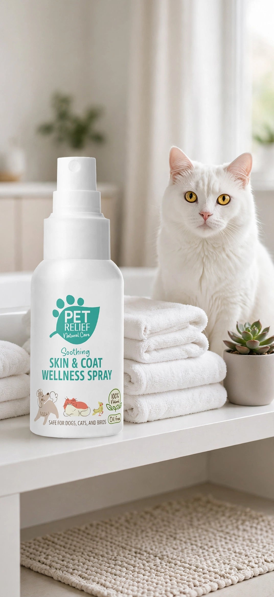 Pet Relief® HOCL Skin & Coat Wellness Spray (30ml)
